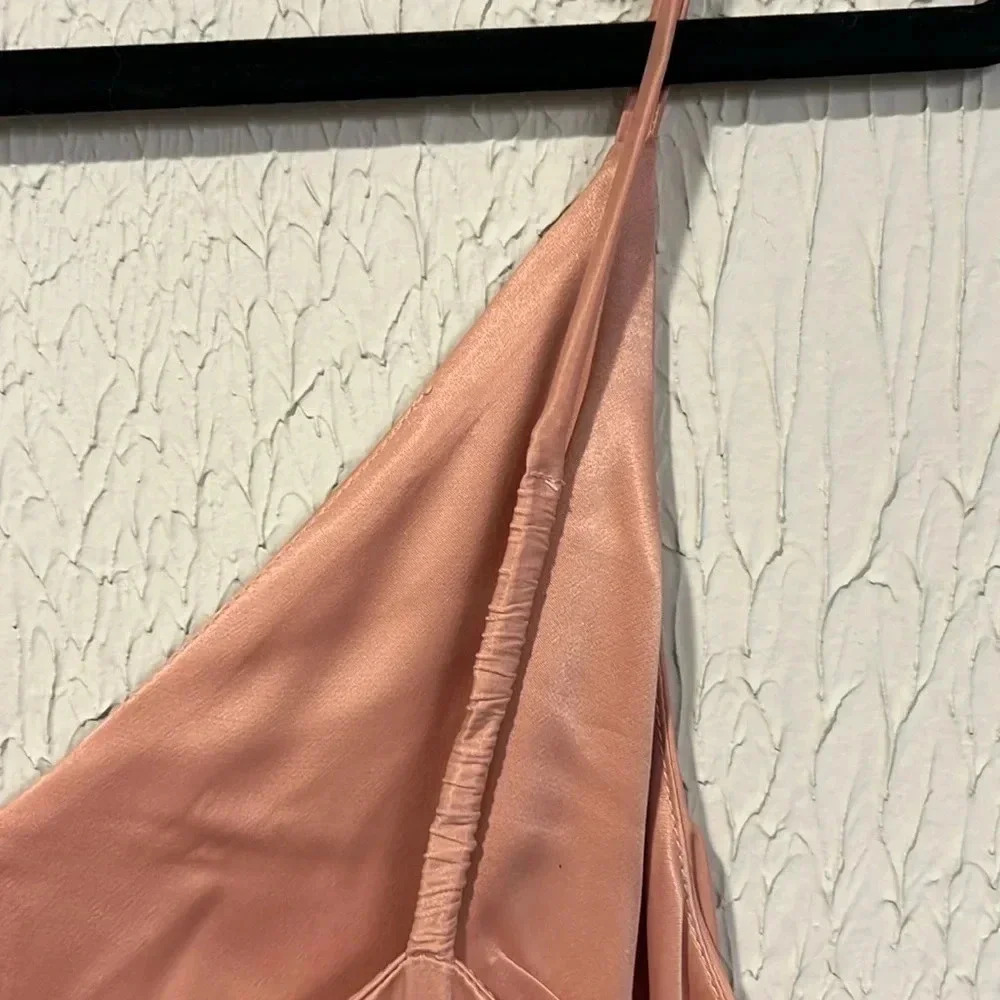 Mango MNG Blush Pink Midi or Maxi slip dress size small - Picture 6 of 16
